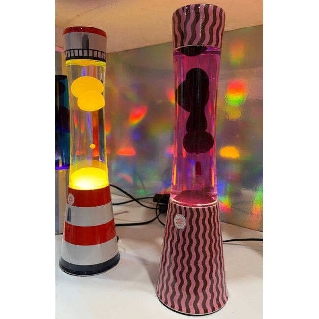 Fisura - Lampe à Lave Pink Brown Waves