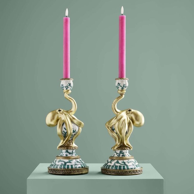 Werns Werner Voß - Bougeoir Otto Octopus - lot de 2 - turquoise