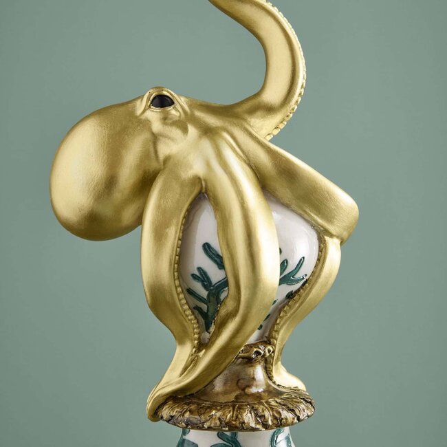 Werns Werner Voß - Candle Holder - Candlestick Otto Octopus - set of 2 - turquoise