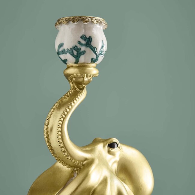 Werns Werner Voß – Kerzenhalter – Kerzenständer Otto Octopus – 2er-Set – Türkis