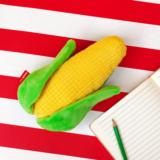 Suck UK – Plüsch-Mais-Etui mit Reißverschluss