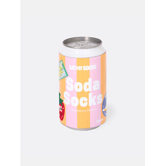 Eat My Socks Sokken Soda Strawberry