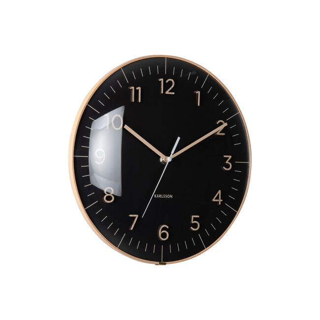 Karlsson - Horloge Murale Esencia Dome - noir