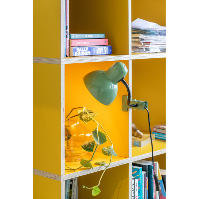 Leitmotiv – Klemmlampe New Retro – grün