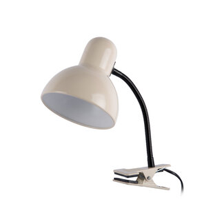 Leitmotiv Klemmlampe New Retro – cremefarben