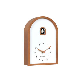 Karlsson Wand/Tafelklok Curva Cuckoo - donker hout