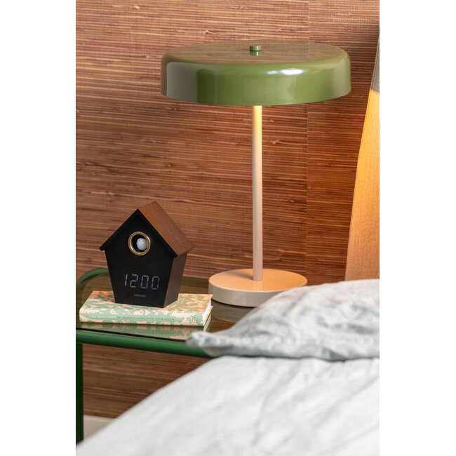 Karlsson - Kuckuckswecker Riqueza Cuckoo - schwarz - LED - USB