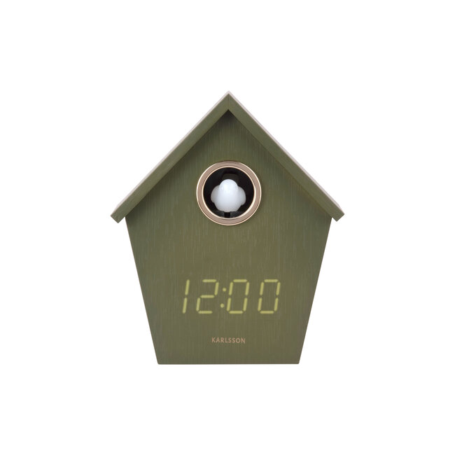 Karlsson - Kuckuckswecker Riqueza Cuckoo - grün - LED - USB