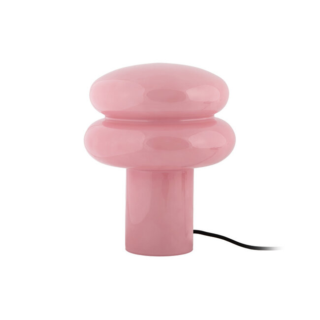 Leitmotiv - Lampe de Table Incesante Double Ring - rose