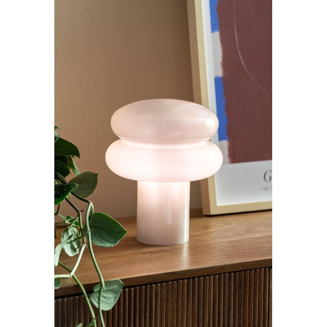 Leitmotiv - Table Lamp Incesante Double Ring - warm grey