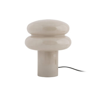 Leitmotiv Table Lamp Incesante Double Ring - warm grey