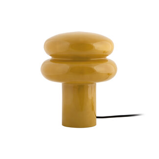 Leitmotiv Lampe de Table Incesante Double Ring - ocre
