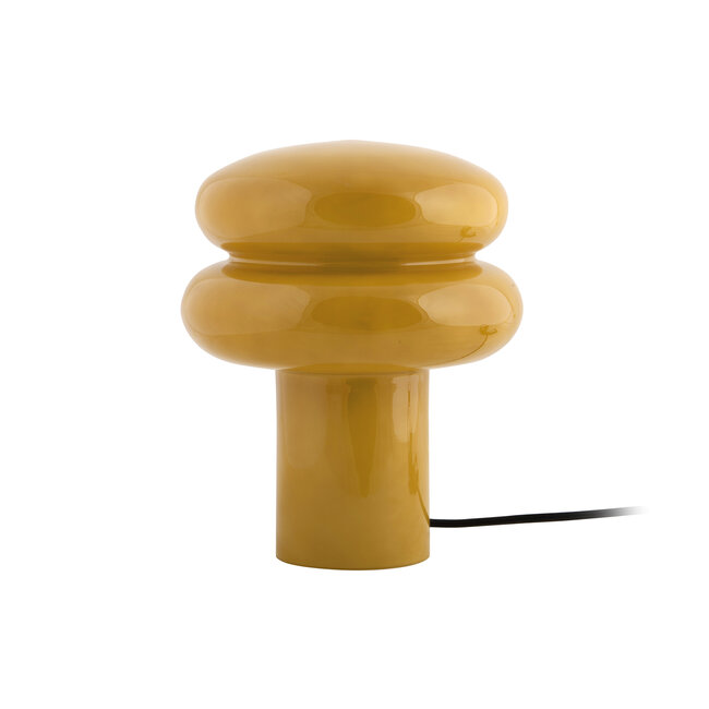 Leitmotiv Lampe de Table Incesante Double Ring - ocre