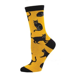 SockSmith Socken Black Cat Gold - Damen SockSmith Socken Black Cat Gold - Damen