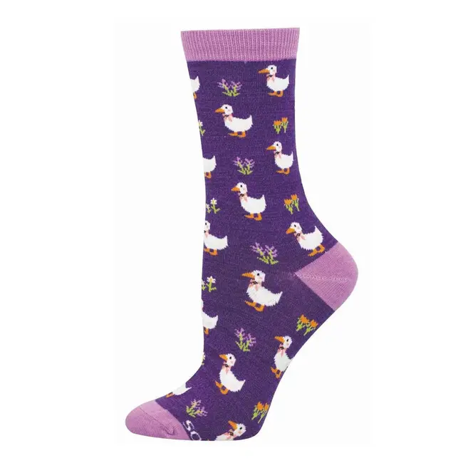 SockSmith - Chaussettes Duck Duck Flower - taille 36-41 (femmes)