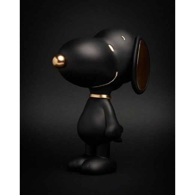 Blogo Design - Beeldje Snoopy - staand - zwart - large