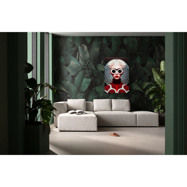 Kare Design - Glasbild - Wanddekoration Muse - 75x55 cm