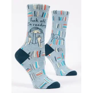 Blue Q Sokken Fuck Off, I'm Reading - vrouwen