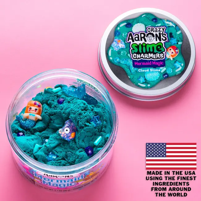 Crazy Aaron's Slijm Mermaid Magic - met figuurtjes en kraaltjes
