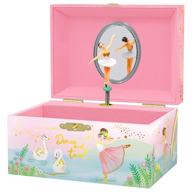 Giggle & Honey Muziekdoos voor Juwelen - Draaiende Ballerina