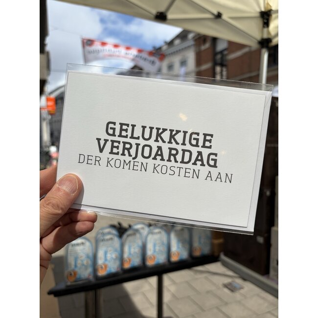Birthday Cards Ghent Dialect - set of 3