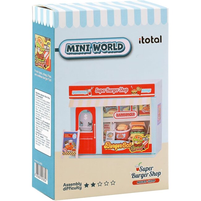 i-total - Mini World Micro Shop - 3D Bouwpakket - Knutselpakket