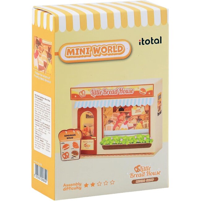 i-total - Mini World Micro Shop - 3D Bouwpakket - Knutselpakket