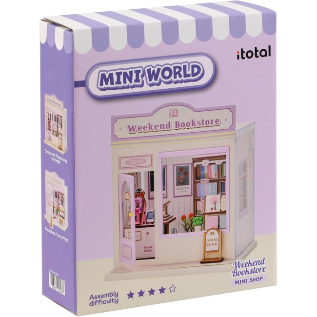 i-total – Mini World Mini Shop – 3D-Konstruktionsset – Bastelset