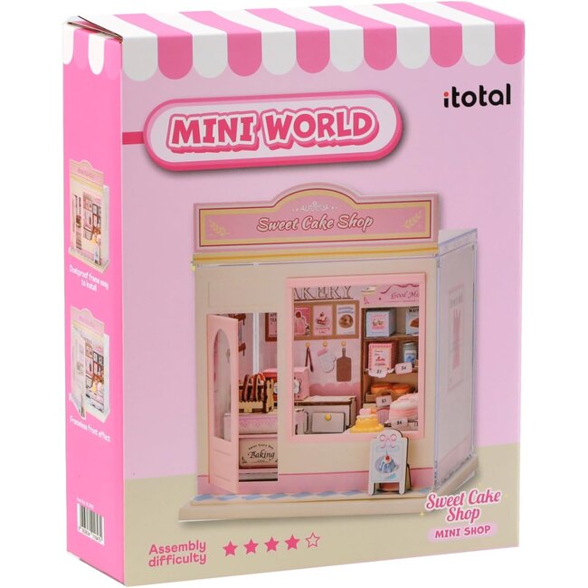 i-total - Mini World Mini Shop - 3D Construction Kit - Craft Kit