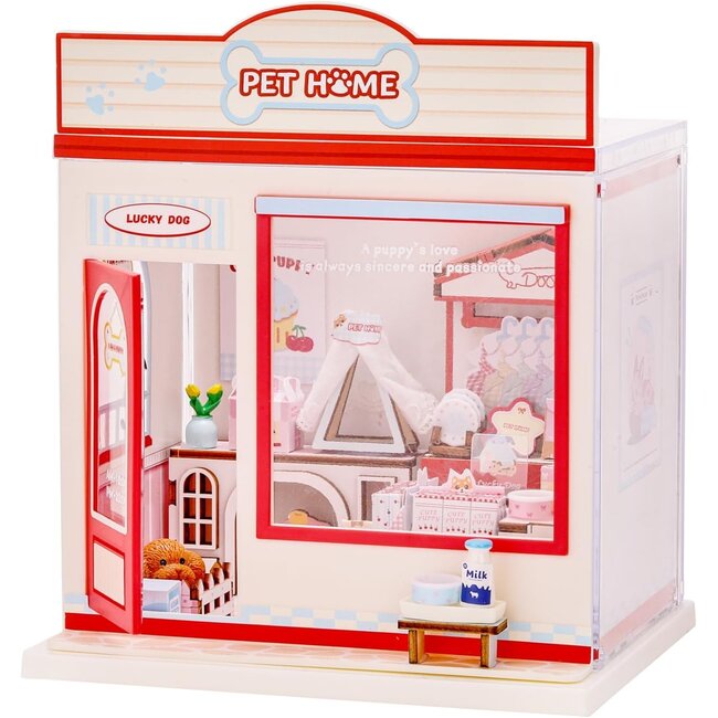 i-total - Mini World Mini Shop - Kit de construction 3D - Kit de loisirs créatifs
