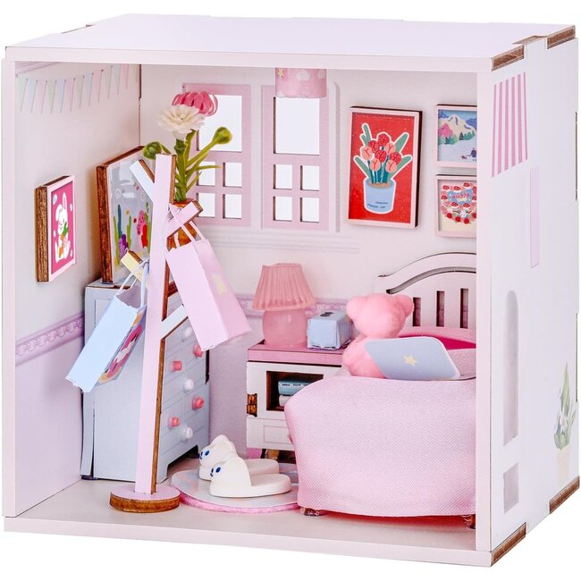 i-total – Mini World Mini House – 3D-Konstruktionsset – Bastelset
