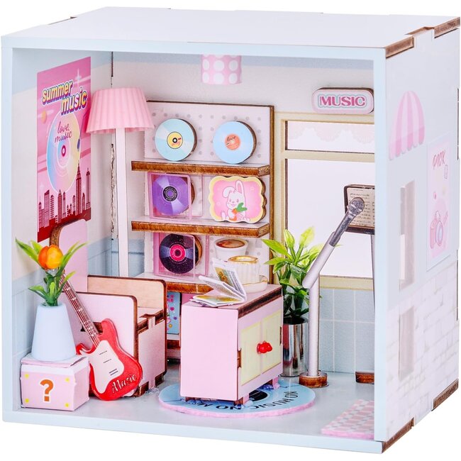 i-total - Mini World Mini House - 3D Construction Kit - Craft Kit