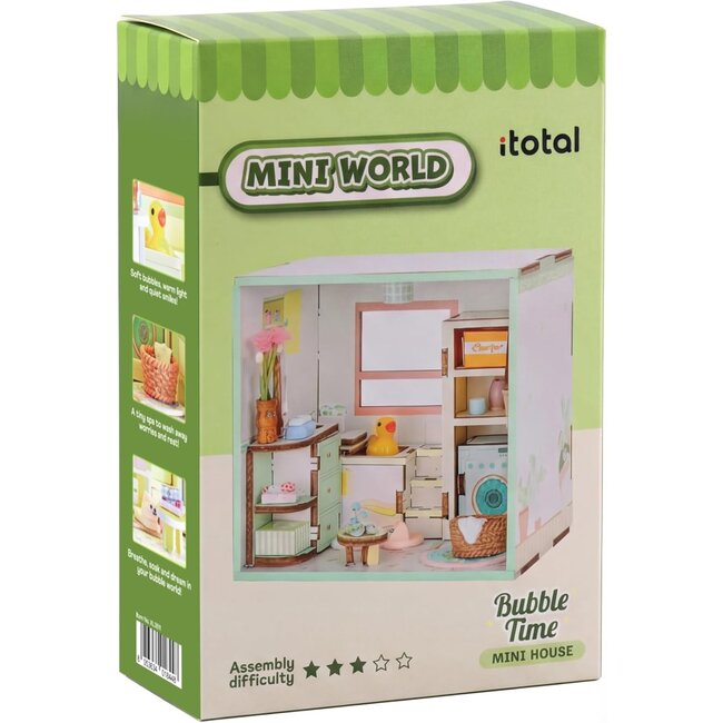 i-total – Mini World Mini House – 3D-Konstruktionsset – Bastelset
