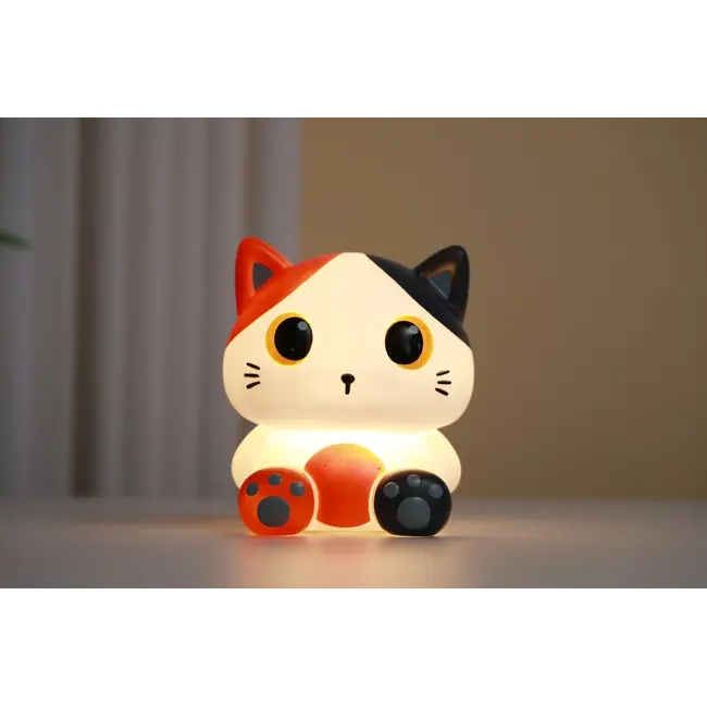 i-total - Night Light Orange Cat - rechargeable