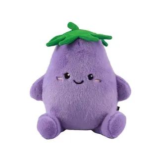 i-total Coussin Aubergine Ellie