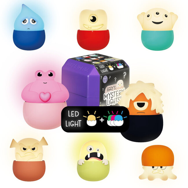 MegaLight - Eggy Mystery Lights Série 2 Monsters - boîte surprise