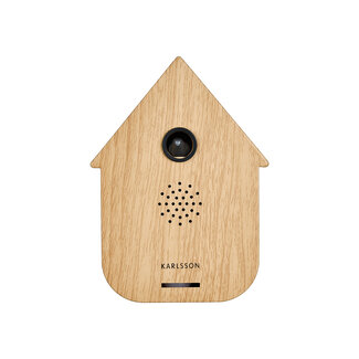 Karlsson Sound Box Modern Cuckoo - light wood