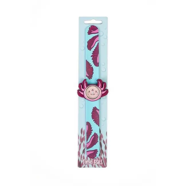 Mava Design – Kinderuhr Time Pals Axolotl – Slap Watch System