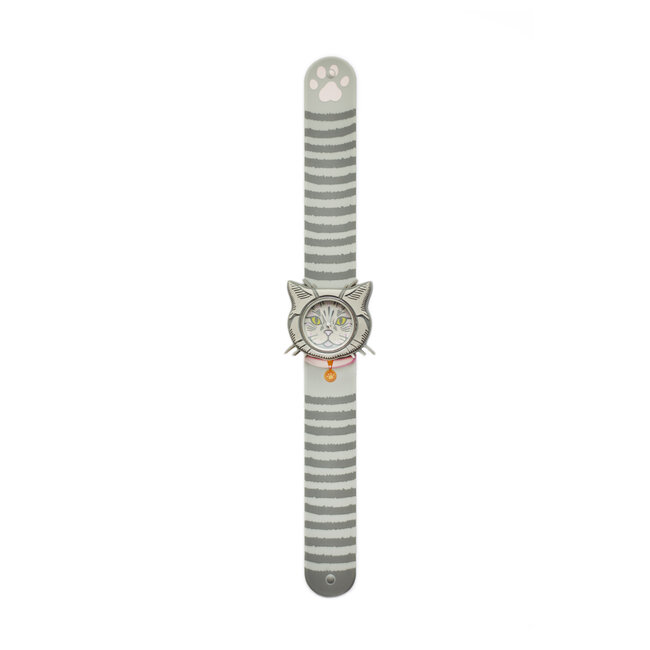 Mava Design - Montre Enfants Time Pals Chat - Système Slap Watch