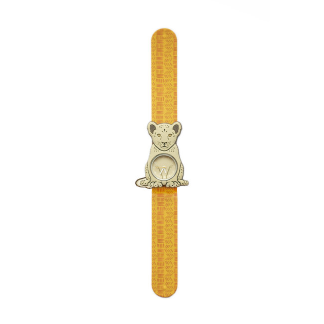Mava Design - Montre Enfants Time Pals Lion - Système Slap Watch