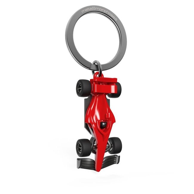 Metalmorphose - Porte-Clés Voiture De Course Rouge