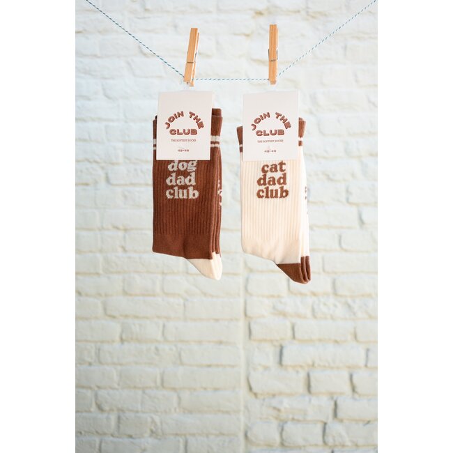 Join The Club - Dog Dad Club (let's cuddle) - bruin - large