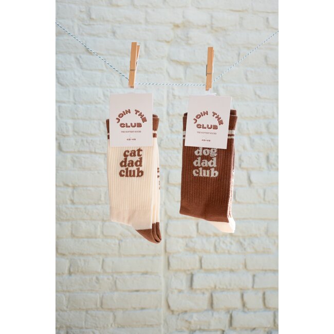 Join The Club - Cat Dad Club (let's cuddle) - bruin - large