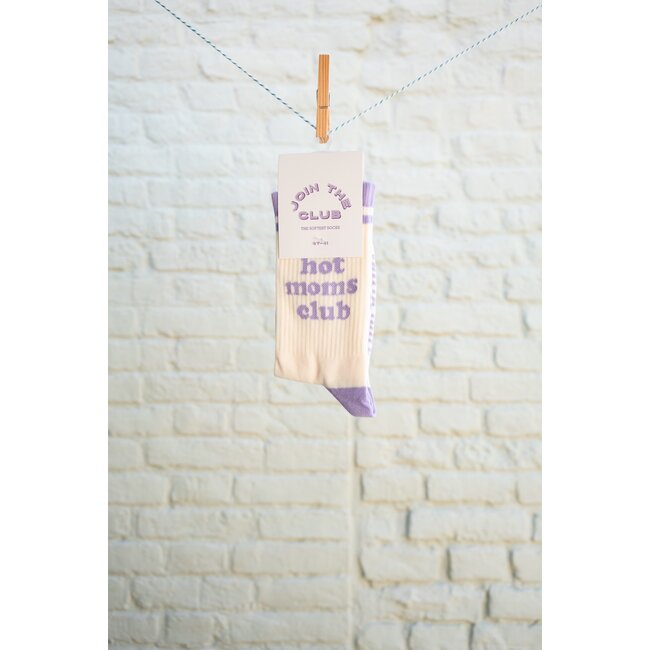 Join The Club - Sokken Hot Moms Club (out of duty) - paars - small