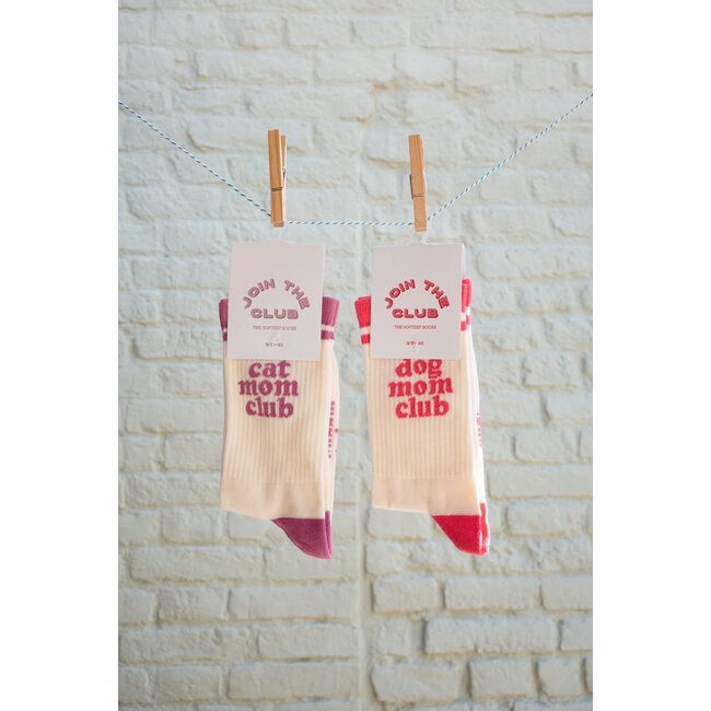 Join The Club - Cat Mom Club (let's cuddle) - roze - small