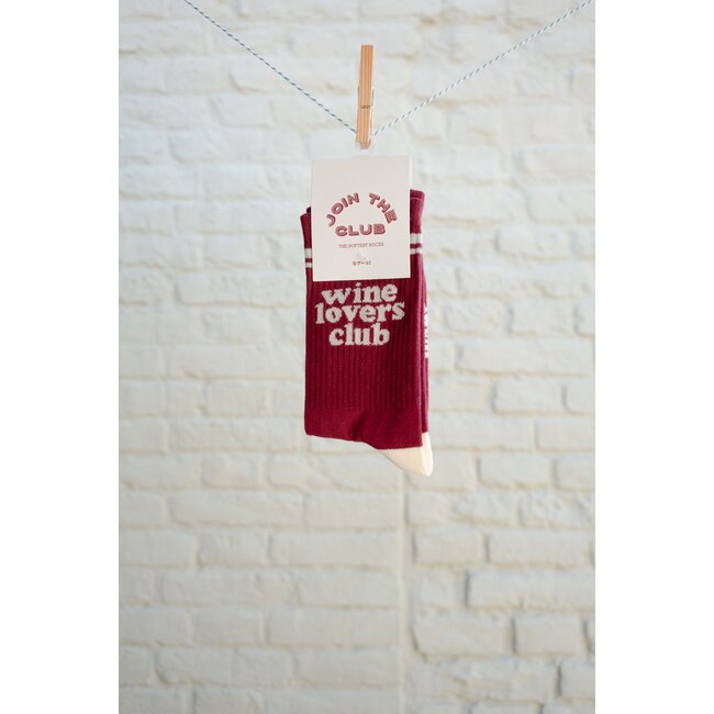 Join The Club - Socks Wine Lovers Club (you're the wine that I want) - small