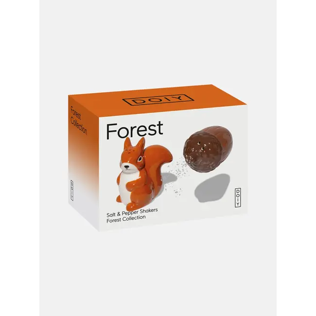 DOIY – Salz- und Pfefferstreuer-Set Eichhörnchen – Waldkollektion