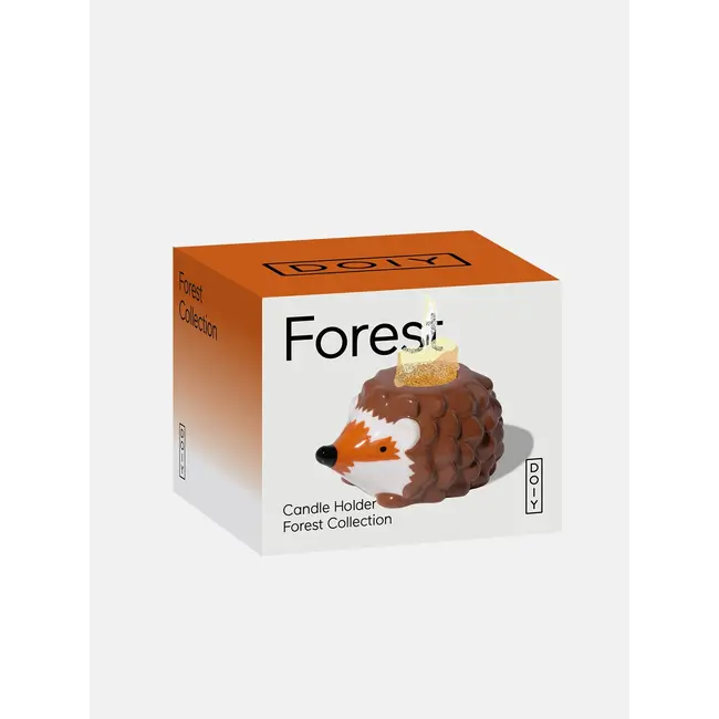 DOIY - Bougeoir Hérisson - Collection Forêt