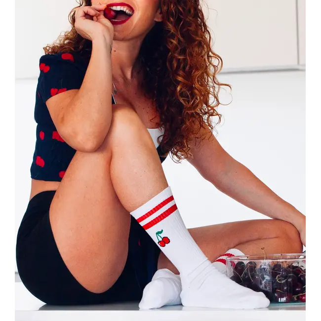 Pegada Socks - Sportsokken Cherry Kersen