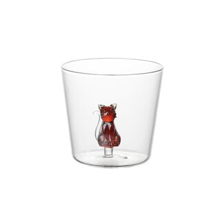 i-total Glas met Bruine Kat i-total Glas met Bruine Kat